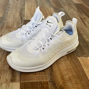 White Nike Air shoes